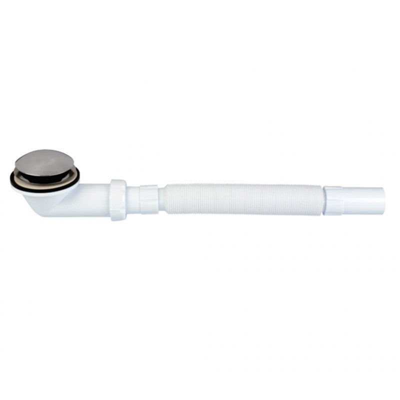 Jimten Válvula  click-clack con chapa de acero inox. y tubo flexible S-680